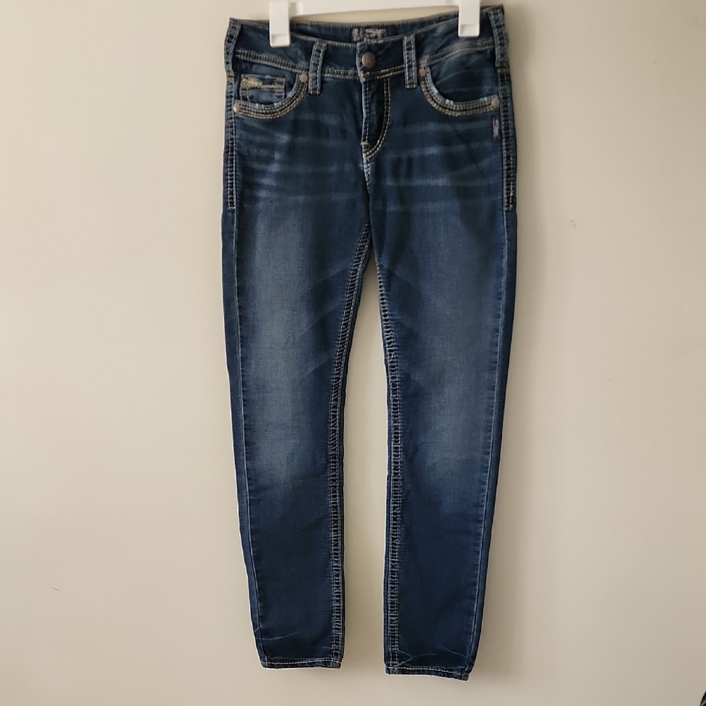 Silver Jeans Suki Joga Mid Pencil Skinny W30xL31